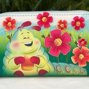 Loungefly Pixar A Bugs Life-Earth Day Wallet NWT